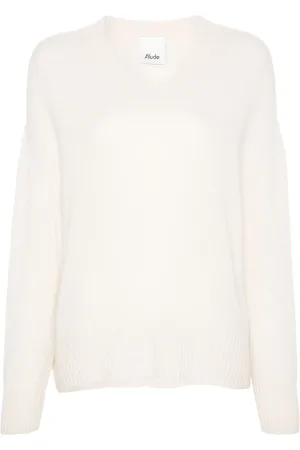 Allude Suéter de cachemira con cuello en V