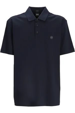 HUGO BOSS Playera tipo polo con parche del logo