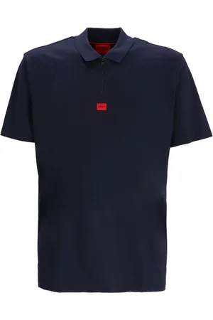 HUGO BOSS Playera tipo polo con aplique del logo