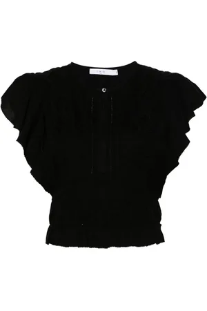 IRO Blusa con diseño bordado