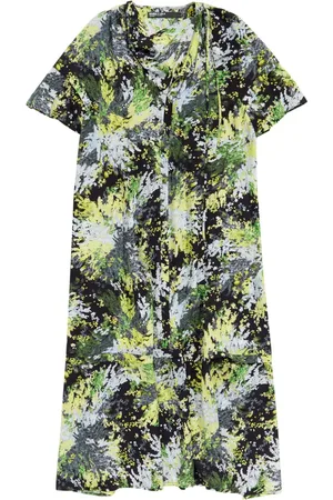 Bimba y Lola Vestido midi con estampado gráfico