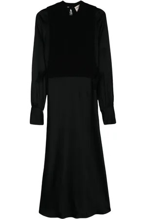 SEMICOUTURE Vestido largo a capas