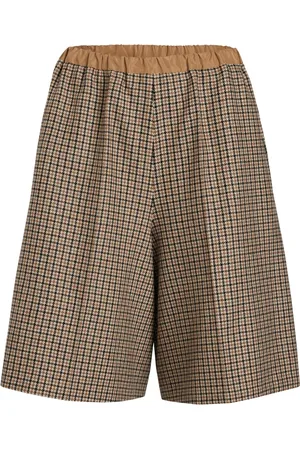 Patou Shorts con motivo pied de poule