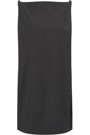 Serafini Vestido recto con cuello ancho
