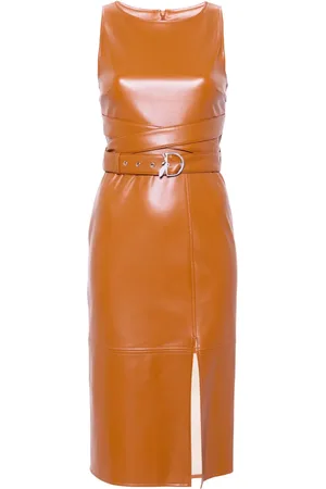 Patrizia Pepe Vestido midi con cinturón