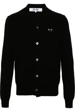 Comme des Garçons Cárdigan con parche de corazón