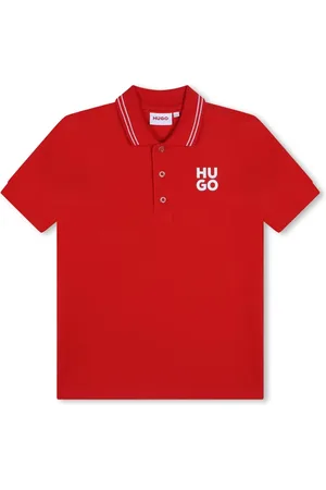 HUGO BOSS Playera tipo polo con logo estampado