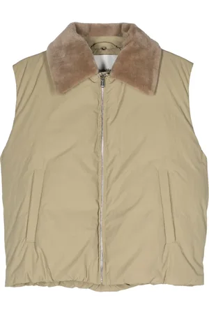 Nanushka Chaleco capitonado con cuello