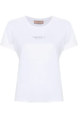 Twin-Set Playera con logo estampado
