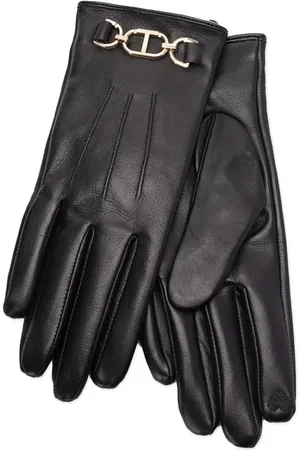 Twin-Set Guantes con motivo Oval T
