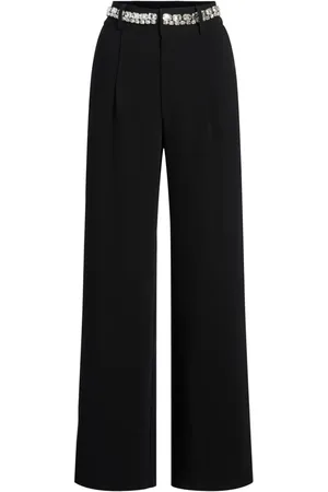 Cinq A Sept Pantalones Genna con detalles de strass