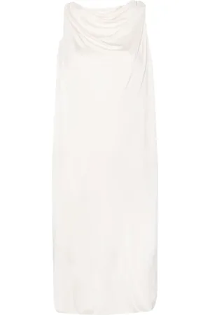 Lanvin Vestido midi con detalle de broche