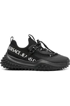VERSACE Tenis con logo en relieve