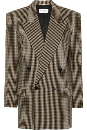Saint Laurent Blazer a cuadros