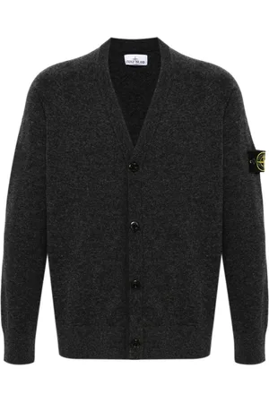 Stone Island Cárdigan con distintivo Compass
