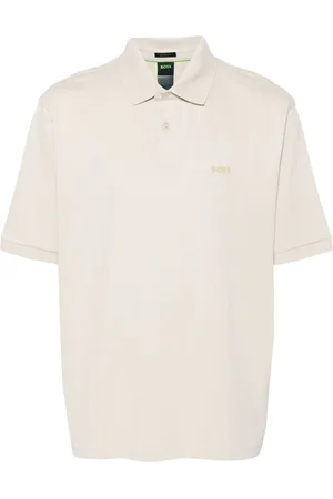 HUGO BOSS Playera tipo polo con logo estampado