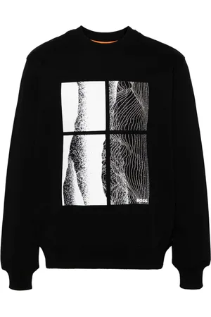 HUGO BOSS Sudadera con logo estampado