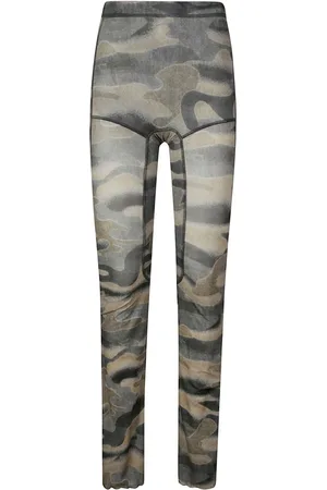 KNWLS Pants acampanados con estampado militar