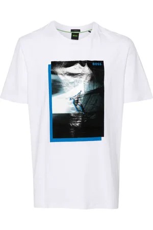 HUGO BOSS Playera con logo estampado