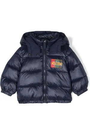Moschino Chamarra capitonada con motivo Teddy Bear