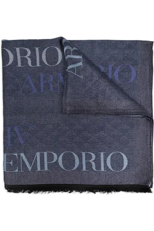 Emporio Armani Mascada con logo estampado
