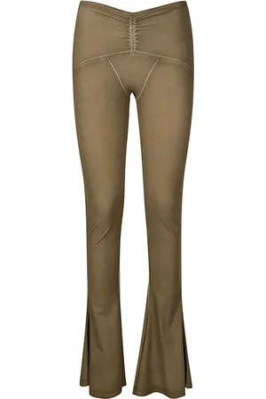 KNWLS Pantalones acampanados con detalle fruncido