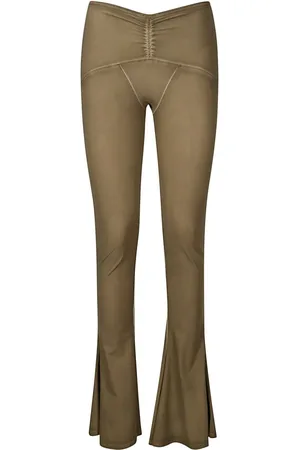 KNWLS Pantalones acampanados con detalle fruncido
