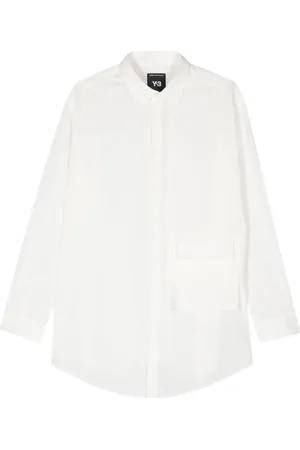 Y-3 Camisa con detalle de bolsillo