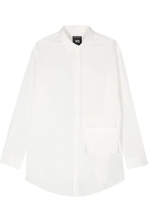 Y-3 Camisa con detalle de bolsillo