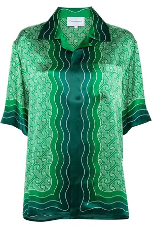 Casablanca Camisa Column Monogram