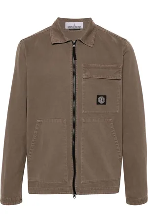Stone Island Sobrecamisa con motivo Compass