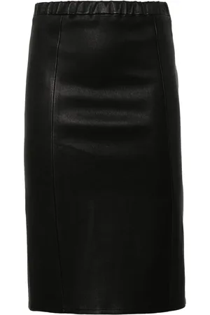 arma leder Falda midi
