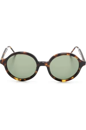 Thom Browne Lentes de sol con armazón redonda