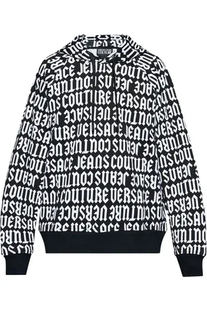 VERSACE Hoodie con logo estampado