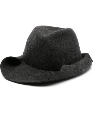 YOHJI YAMAMOTO Sombrero con ala vuelta