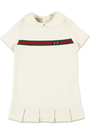 Gucci Vestido con raya Web
