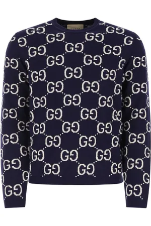 Gucci Suéter con motivo GG en jacquard