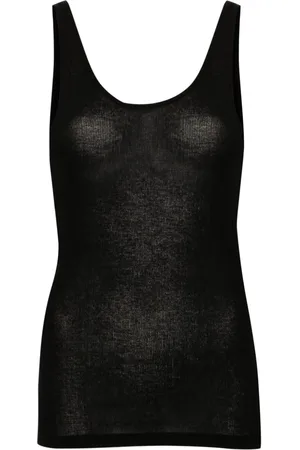 Saint Laurent Camiseta de tejido jersey