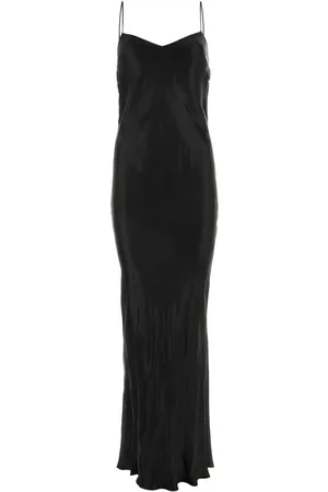 Saint Laurent Slip dress con efecto desbocado