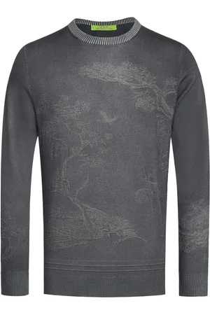 SHANGHAI TANG Suéter en jacquard con efecto de espray