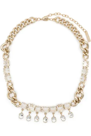 ERMANNO SCERVINO Collar de cadena gruesa con cristales