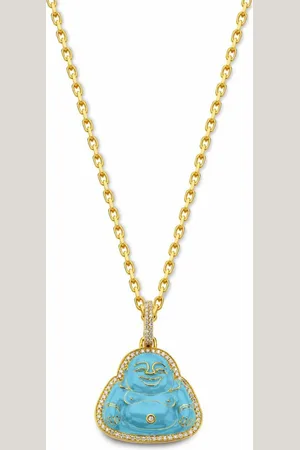 BUDDHA MAMA Dije Buddha en oro amarillo de 20kt con diamantes