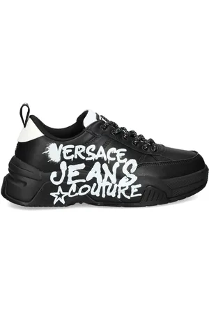 VERSACE Tenis con logo estampado