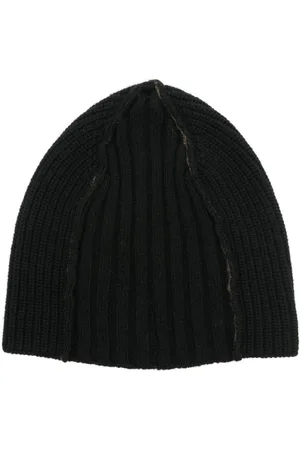 MASNADA Gorro tejido de canalé