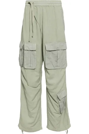 Maharishi Pantalones cargo con diseño asimétrico