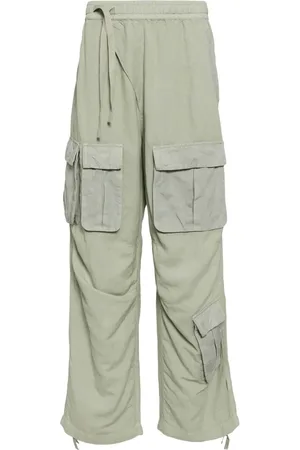 Maharishi Pantalones cargo con diseño asimétrico