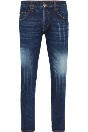 Philipp Plein Skinny jeans con motivo Skull