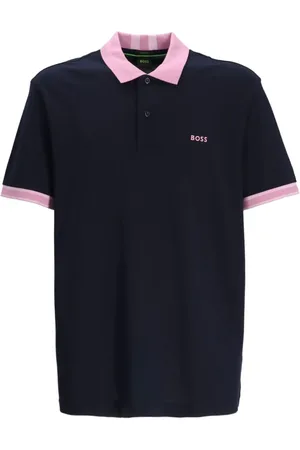 HUGO BOSS Playera tipo polo con logo estampado