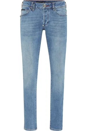 Philipp Plein Jeans tapered con tiro bajo