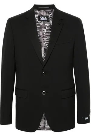Karl Lagerfeld Blazer con solapas de muesca